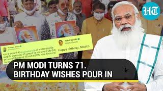 PM Modi Birthday: Rahul Gandhi, Kejriwal, Amit Shah extend wishes; Mega vaccination drive planned