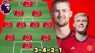 WELCOME DE LIGT'S & BRANTHWAITE~ SEE NEW Manchester United Predicted 3-4-2-1 Line Up Next Season