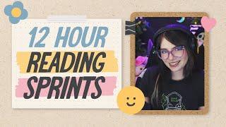 12 HOUR READING SPRINTS  live on youtube & twitch