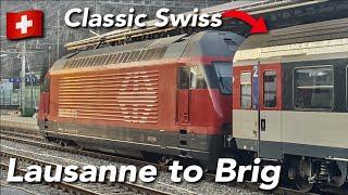 Traveling across the STUNNING Alps with SBB