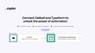 Conectar Typeform a Callbell para Automatizar los Mensajes de WhatsApp | Zapier