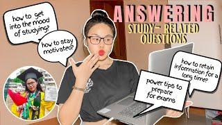 How I Study: My Study Habits & Techniques (+Q and A!) Philippines | Ronah Abigail Bejoc