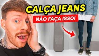 4 GAFES que cometemos ao usar CALÇA JEANS que podem DESTRUIR o Visual (e você não percebe)