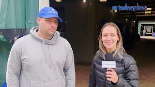 Ashley Anderson catches up with trainer Brad Cox at the Fair Grounds | Tarifa & Catching Freedom