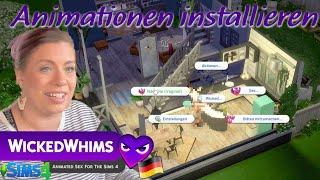 Wicked Whims Animationen installieren Installations Guide Ep 2 | SimSaraBim