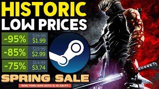 STEAM SPRING SALE 2025 DEALS - ALL TIME HISTORIC LOW PRICES ON GREAT PC GAMES!