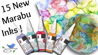 188] 15 Fabulous New Alcohol Inks  New Colors, Metallics, & a NEW Special WHITE!