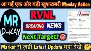 Rvnl Share Target | Rail Vikas Nigam Ltd Share | Rvnl Share Latest News, Rail Vikas share today