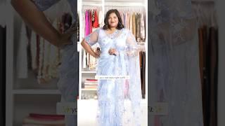 Your Next Date Night Outfit  | Saree Draping for Varamahalakshmi Pooja | Saree Style | #shorts