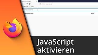 Javascript aktivieren in Firefox | Javascript deaktivieren  Tutorial