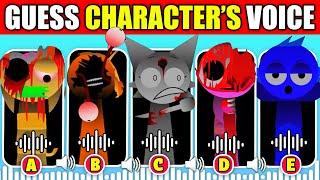 Can You Guess The Phase 4, 3, 2, 1 Sprunki Characters By Their VOICES?  | Incredibox Sprunki Quiz