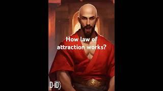 |How LAW OF ATTRACTION works ?| #lifelessons #thewisdomedit #lawofattraction #shortsvideo #viral