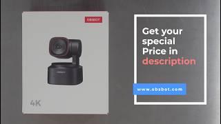 Best 4K AI webcam Obsbot Tiny 2 Lite unboxing