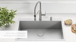 Kraus Pax™ Topmount Kitchen Sink Series