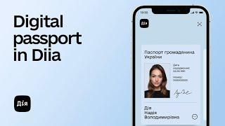 Digital passport in Diia