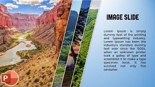 How to Make Stunning Image Sliders in Microsoft PowerPoint  Free Template