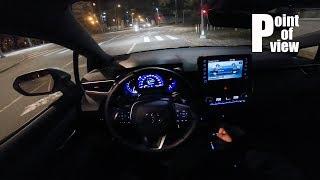 2020 Toyota Corolla Hybrid 1.8 - Night Drive City POV Review