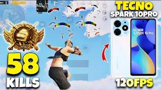 FINALLY!!TECNO SPARK 10PRO 5G BGMI HIGH ULTRA GRAPHICS GAMEPLAY SMOOTH+60FPS PUBG MOBILE TEST 2023