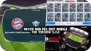 PES 2021 MOBILE v5.7.0 OBB PATCH ~ PES 2017 GRAPHICS • CONSOLE MINIFACES