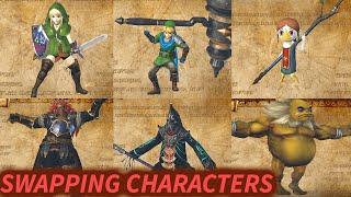 Hyrule Warriors: DE Hack - Swapping Characters 01 YUZU