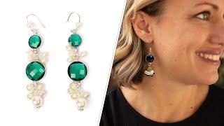 Classic Crystal Dangle Earrings - DIY Jewelry Making Tutorial by PotomacBeads