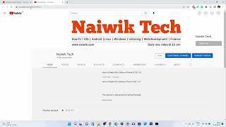 Enable Handle on your Youtube channel | Naiwik Tech