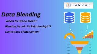 Data Blending with Usecase and Limitation in Tableau- Video-12 |Tableau Advance Course |AllAboutDATA