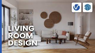 Crafting a Living Room Design with V-Ray for SketchUp