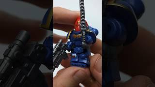 Building Space Marine Sergeant Fake Lego Warhammer 40k minifigure #fakeleg