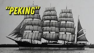 SV "Peking" (Re-uploaded video). Rounding Cape Horn for the last time under sail.