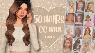 50 MUST HAVE HAIRS || SIMS CC HAUL || MAXIS MATCH & MIX