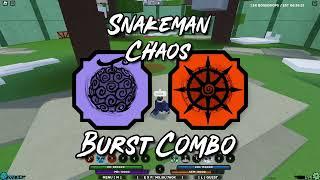 SNAKEMAN AND CHAOS COMBO | Shindo Life