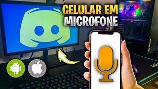 COMO USAR SEU CELULAR COMO MICROFONE NO PC VIA USB !! IOS E ANDROID