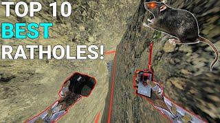 Top 10 BEST OP Ratholes ON ARK!