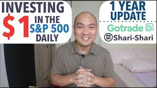 Investing $1 in the S&P 500 Daily: 1-Year Update! Via Gotrade & Shari-Shari