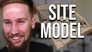 How to Make an Architectural Contour Site Model – Easily Model a Sloped Contoured Site for Students