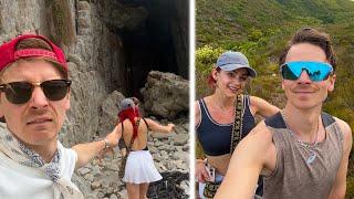 Exploring the caves of Africa & we had a close call on a hike