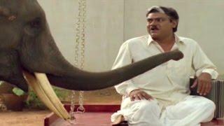 Kota Srinivas ask Elephant to Swing Comedy Scene || Rajendrudu Gajendrudu Movie