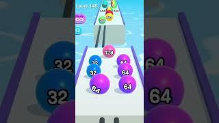 LEVEL 148 | BALL RUN 2048 VERY COOL AND GNARLY HYPER CASUAL GAMING | #shorts | #gameplay | #gaming |