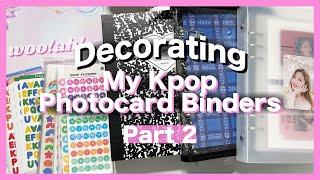 Decorating My Kpop Binders ~ Part 2