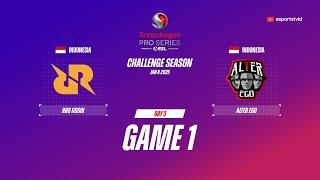 RRQ Hoshi vs Alter Ego GAME 1 Snapdragon Pro Series Season 6 | AE vs RRQ ESPORTSTV