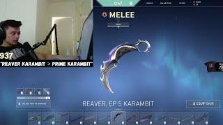 Stewie2K Reacts To The New Reaver Karambit Valorant Skin