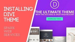 How to install and update Divi theme | Spark Web Services