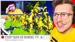 J'ai STREAMHACK Théo avec une ARMÉE DE BANANE ! (Prank)