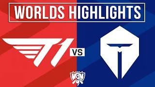 T1 vs TES Highlights ALL GAMES | Worlds 2024 Quarterfinals | T1 vs TOP Esports