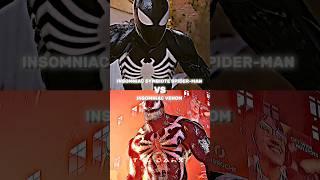 Symbiote Spiderman (Insomniac PS5 Peter) vs Venom (Insomniac PS5 Harry)