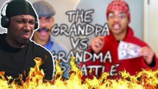 GRANDPA VS GRANDMA RAP BATTLE REACTION  "FUEGOOOOO"