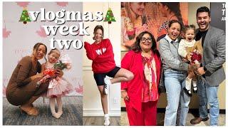 VLOGMAS WEEK 2: PIXI Influencer Event, Lunas First School Show & Ballet Recital & WE'RE STRUGGLING!