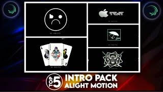 TOP 5 BEST INTRO  ALIGHT MOTION PRESETS XML FILE |