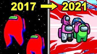 Evolution of Among Us 2017-2021